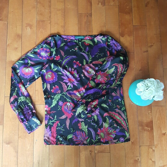 Ralph Lauren Floral Blouse - Picture 5 of 6